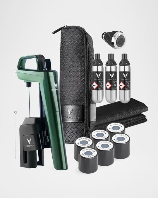 Timeless Six+ Wine Preservation System - Limited Edition Forest Green