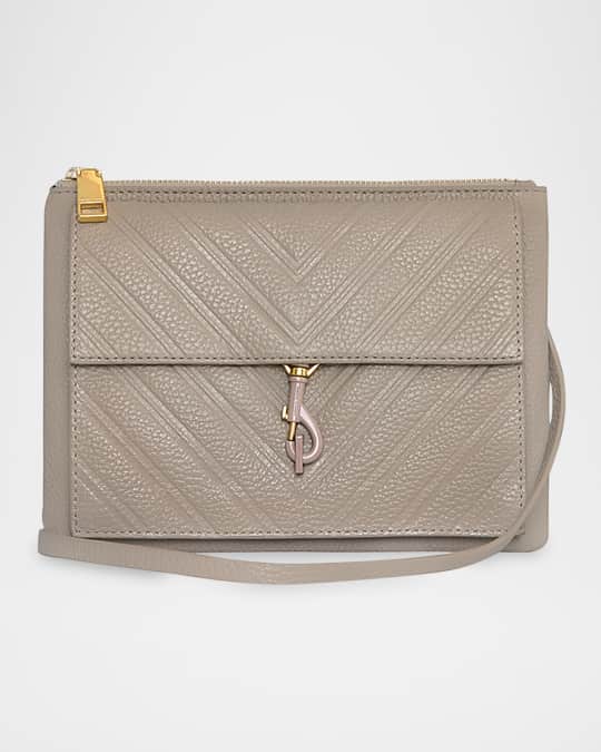 Edie Zip Quilted Leather Crossbody Bag