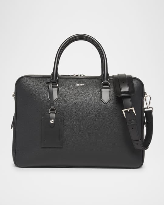 Men's Elliot Soft Grain Leather Briefcase Bag