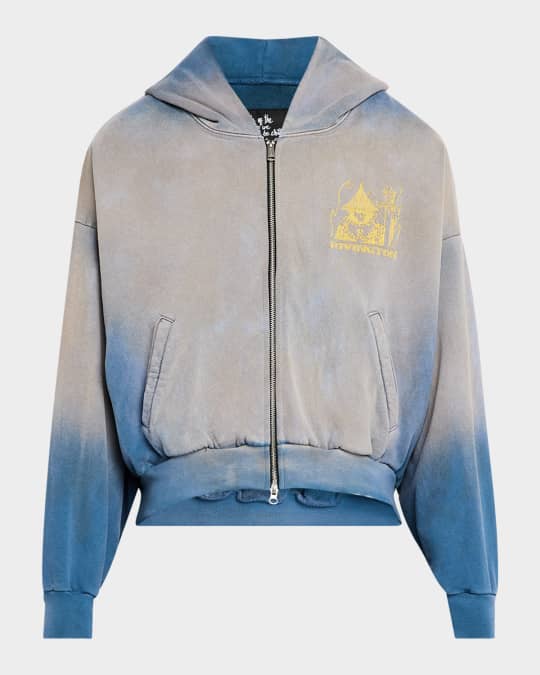 RIVINGTON roi Rebis Men's Noahs Zip Hoodie | Neiman Marcus