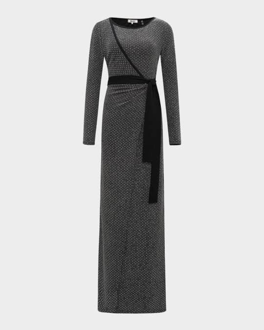 [ DIANE von FURSTENBERG ] アシンメトリーラメマキシドレス アシンメトリー ワンピース DIANE von FURSTENBERG(ダイアン