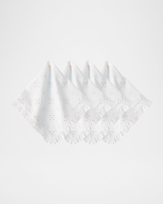 Juliska Eyelet Napkin, Set of 4 | Neiman Marcus