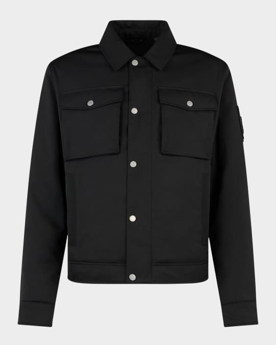 Men's Jacques Polyester Twill Overshirt