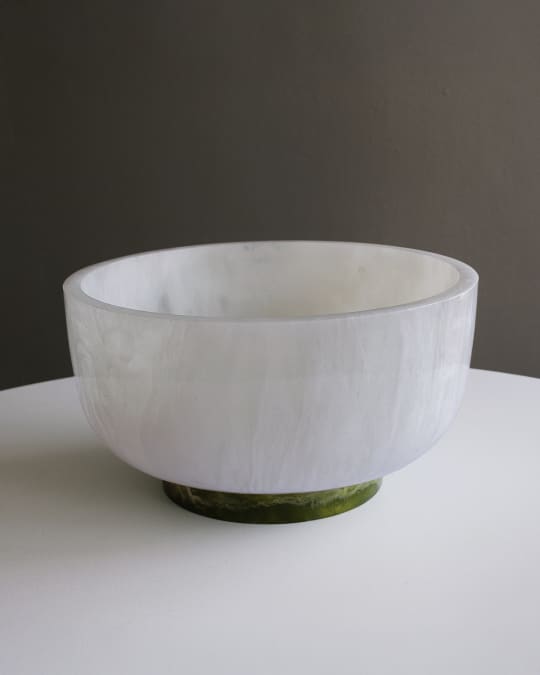 Beatriz Ball Rio Resin Bowl - Blue with Green Base main image 1