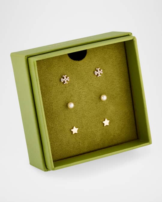 TORY BURCH｜ (KIRA GIFT SET (165322-782)) Kira Necklace And Stud Earring Gift Set: Women's Jewelry