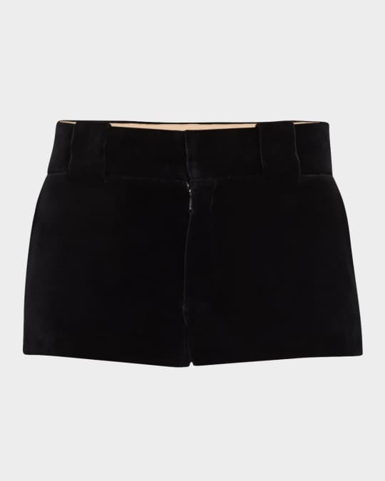 Velvet Micro Shorts