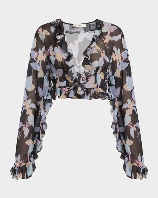 See By Chloe シーバイクロエ 】花柄フラワーシルクトップス Chloe 