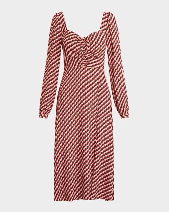 spring silk dresses Women's Spring Real Silk Dress,Beautiful Korean Style Printed Elegant Dress  Light gray9 XS at Amazon Women's Clothing store main image 0