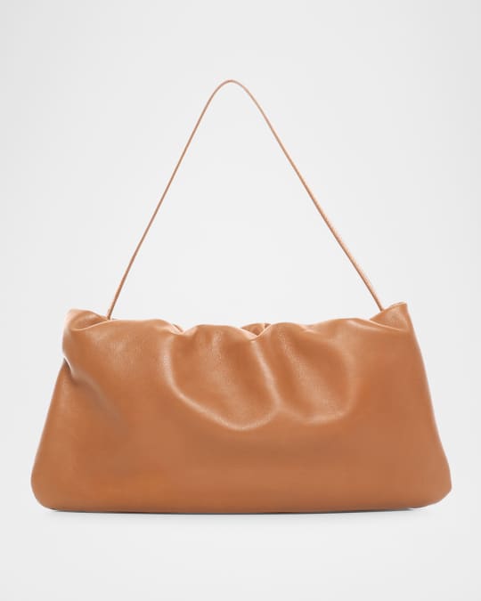 【THE ROW】Xl Bourse nappaレザー ショルダーバッグ THE ROW Bourse XL Shoulder Bag in Napa Leather | Neiman Marcus