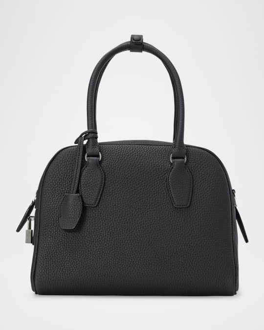 India Top-Handle Bag in Grain Leather 