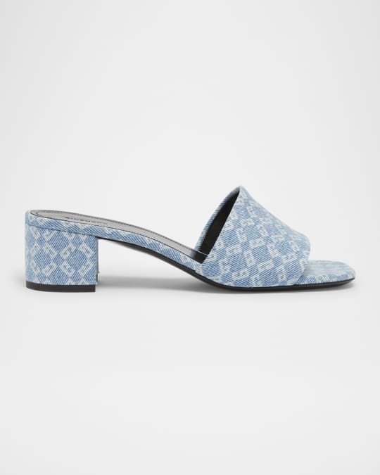 サンダル・ミュール Givenchy Denim 4G Sandals Givenchy 4G Sandals in Denim | Saks Fifth Avenue