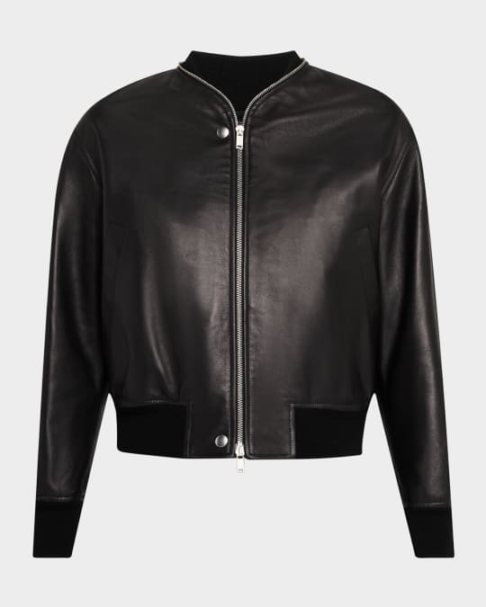 【関税&送料込】Jil Sander Black Zip Bomber Jacket In Cotton Jil Sander Black zip bomber jacket in cotton | TheDoubleF