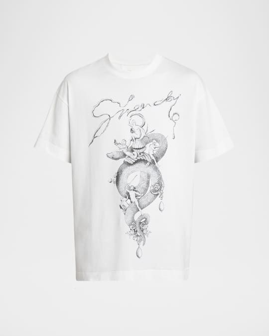 Men's Jersey CNY Snake-Print T-Shirt