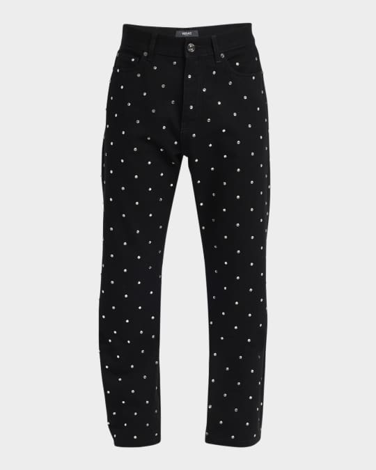 Men's Starry Sky Embellished Jeans