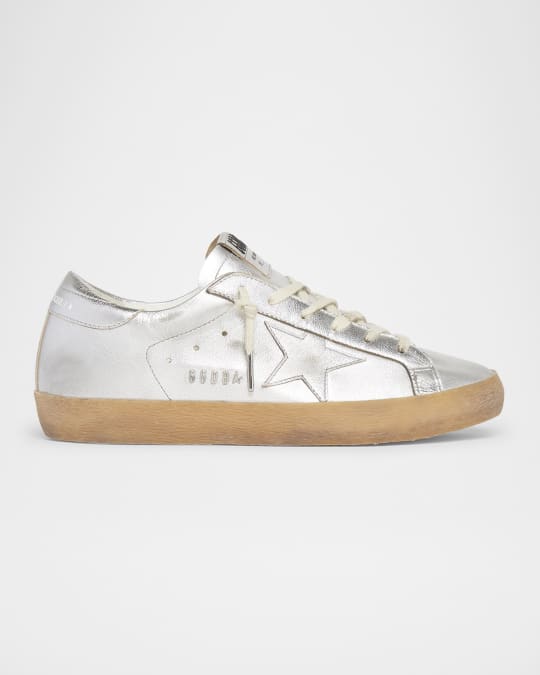 スニーカー GOLDEN  SUPERSTAR LEATHER SNEAKERS Golden Goose Super-Star Low-Top Leopard Leather Sneakers