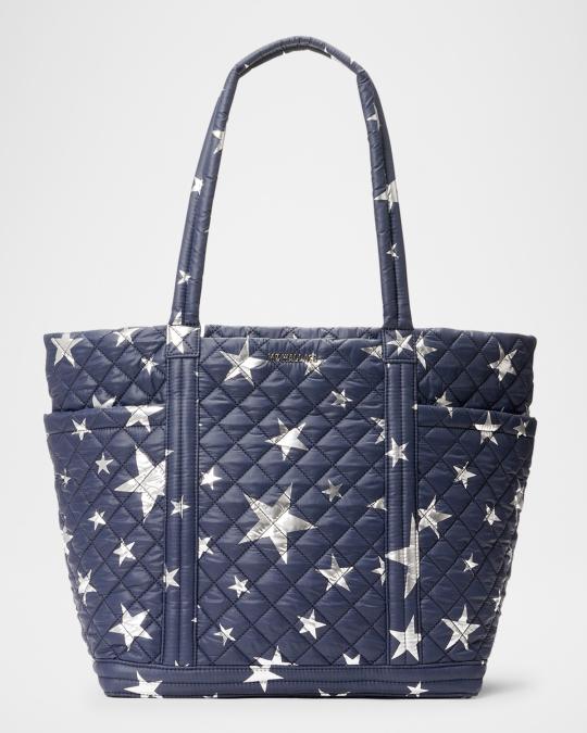 MZ WALLACE Empire Large Star-Print Tote Bag | Neiman Marcus