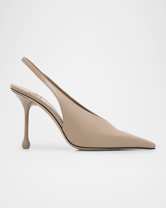 Jimmy Choo Isa Leather Slingback Pumps | Neiman Marcus