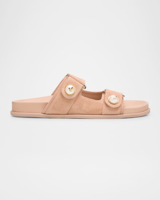 JIMMY CHOO Fayence Sandal ベルベット スエード サンダル Jimmy Choo Fayence Sandal Latte Leather