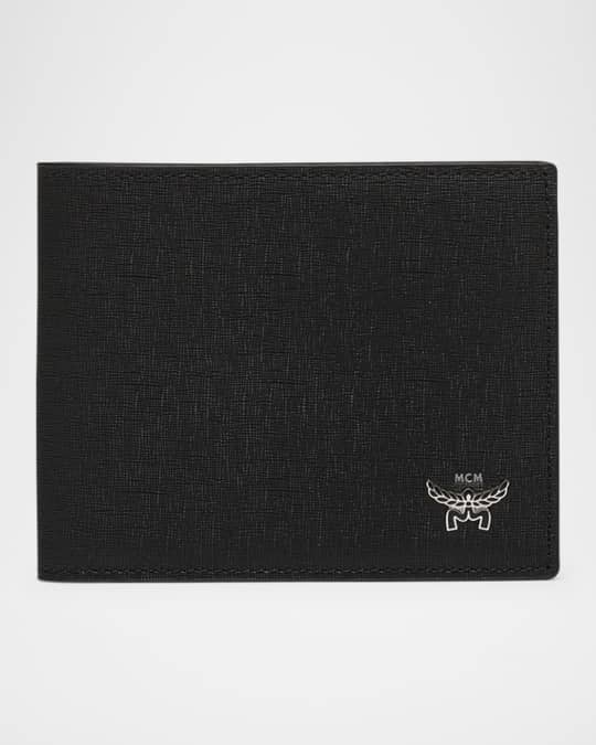 MCM Men's Himmel Leather Bifold Wallet with Card Case Neiman Marcus