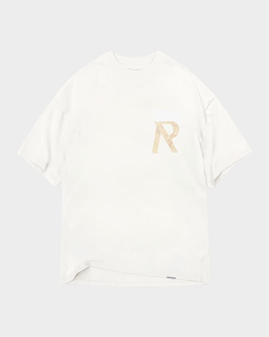 【関税込み】Represent ホワイト Masking Tape Initial Tシャツ REPRESENT | Masking Tape Initial T-Shirt | Oversized T