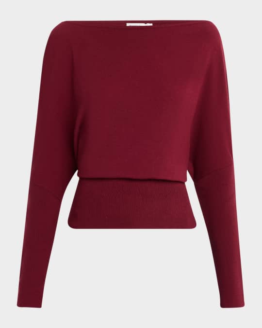 Lavina Knit Draped Asymmetric Sweater