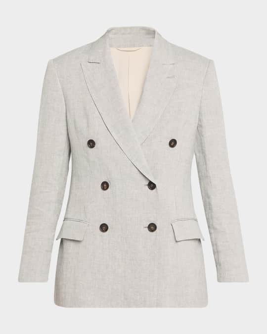 【関税&送料込】Brunello Cucinelli Double-Breasted Jacket In Brunello Cucinelli Double-breasted Jacket スーツ 通販