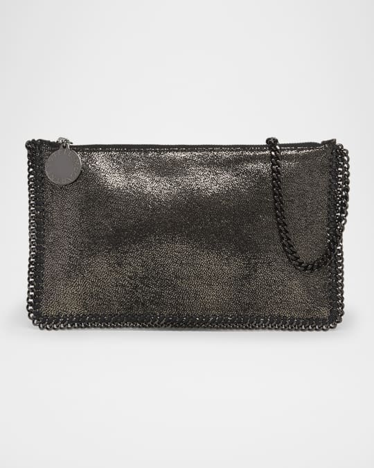 Falabella Shiny Vegan Leather Pochette Shoulder Bag