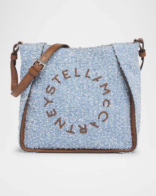 Logo Denim Boucle Crossbody Bag