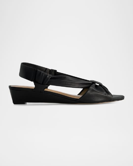 Winifred Soft Leather Wedge Sandals