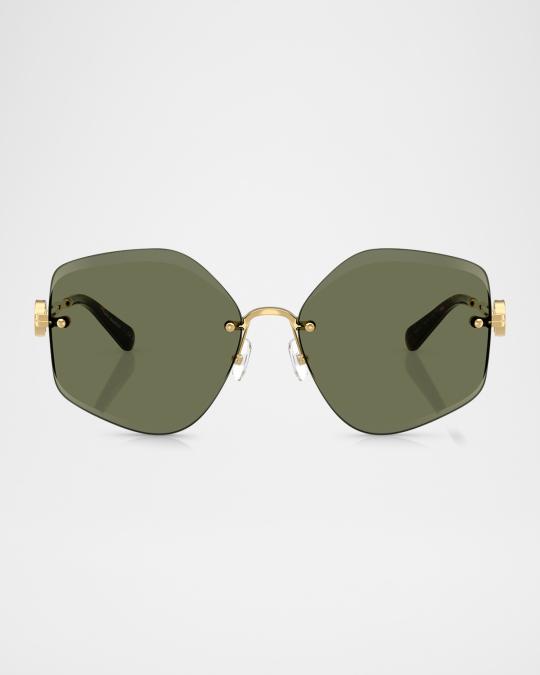 Tory Burch TY6111 Geometric Sunglasses | Neiman Marcus