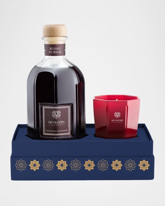 Dr. Vranjes Firenze Rosso Nobile Diffuser Tourmaline Candle Gift
