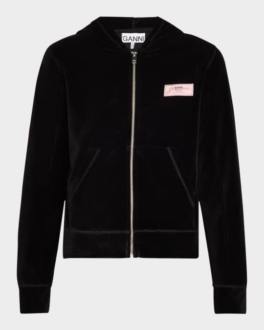 Heavy Velour Zip Hoodie