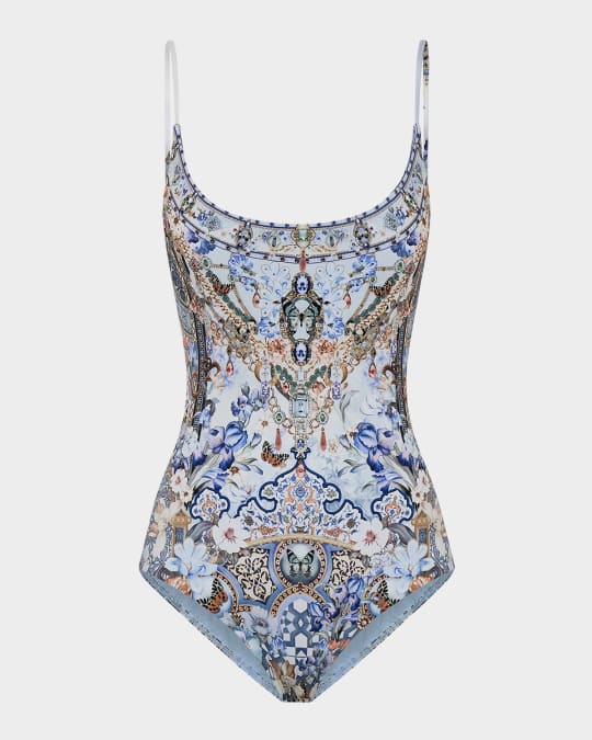 Al Manial Palace Memoirs Scoop One-Piece Swimsuit