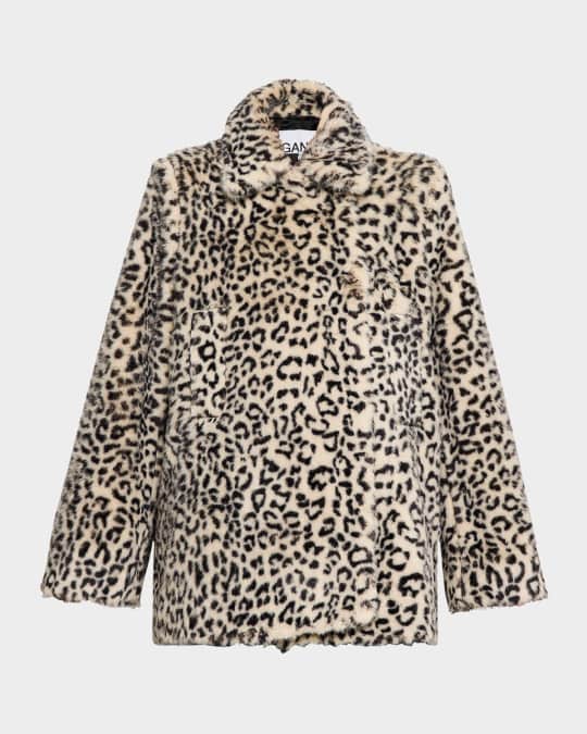Leopard Faux Fur Jacket
