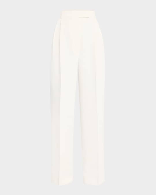 High-Rise Tailored Trousers