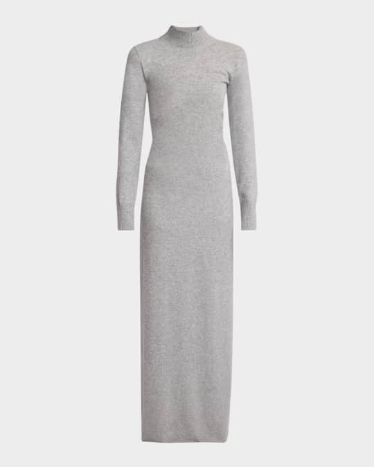 knee length dresses for ladies Iconic Cashmere Maxi Dress