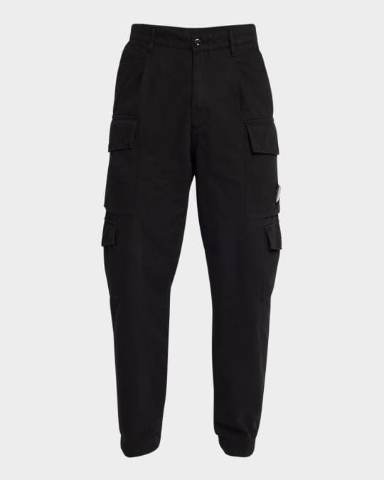 Men's Pleated Cargo Pants