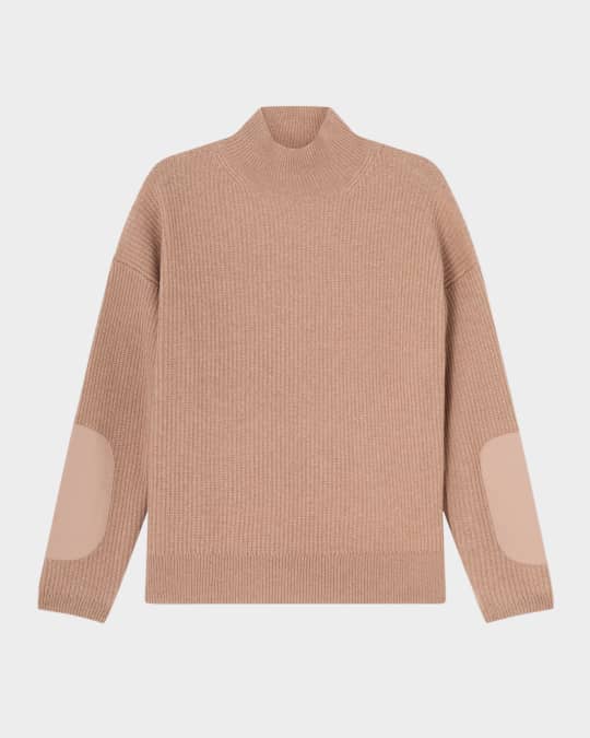 Everly Ribbed Turtleneck Wool Sweater