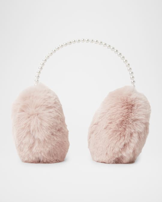 Anna-Kaci Women's Plush Faux Fur Earmuffs with Soft Cushioned Ear Covers and Lightweight Comfortable Wraparound Headband Design
