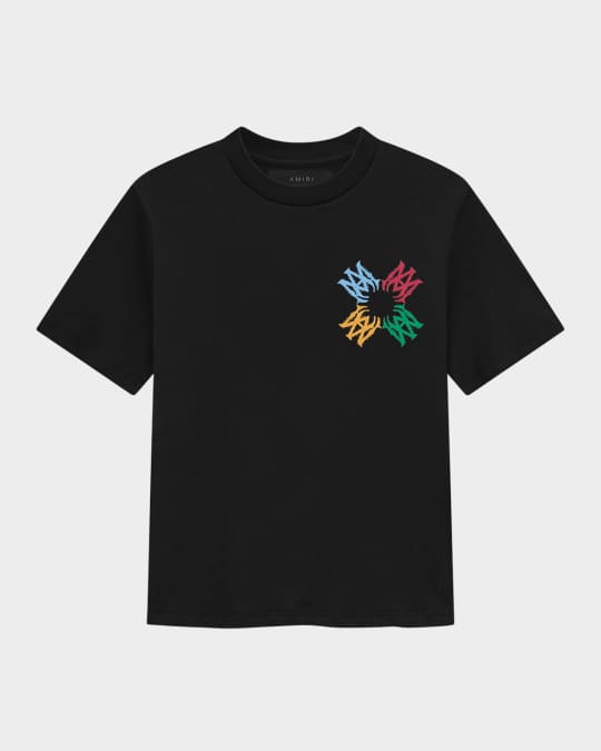 Kid's MA Quad Scribble Logo T-Shirt, Size 4-12