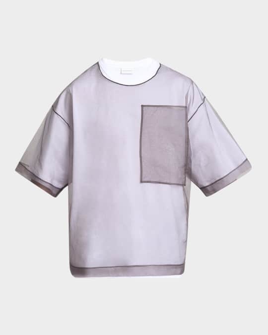 Dries Van Noten Heaton Tシャツ｜ダブルレイヤーデザイン Dries Van Noten Heaton Tシャツ｜ダブルレイヤーデザイン