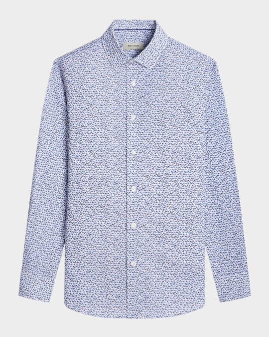 Men's Julian Bird-Print Sport Shirt