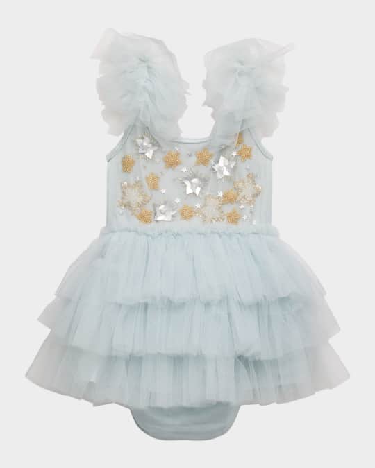  Girl's Starry Delight Embellished Tutu Dress, Size 6M-24M