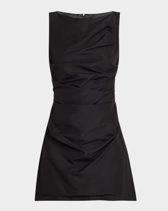 Wynn Hamlyn Emma Gathered Mini Dress | Neiman Marcus