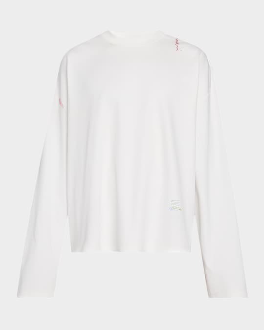 Men's Oversized Ribbed Jersey T-Shirt