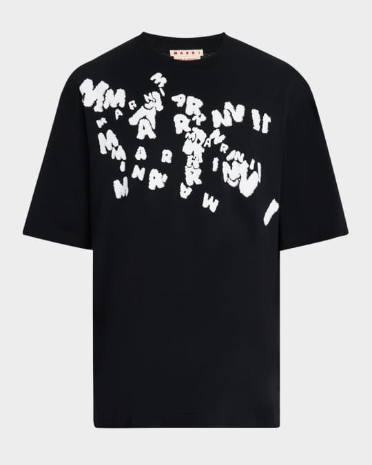 Men's Scattered Logo-Print T-Shirt