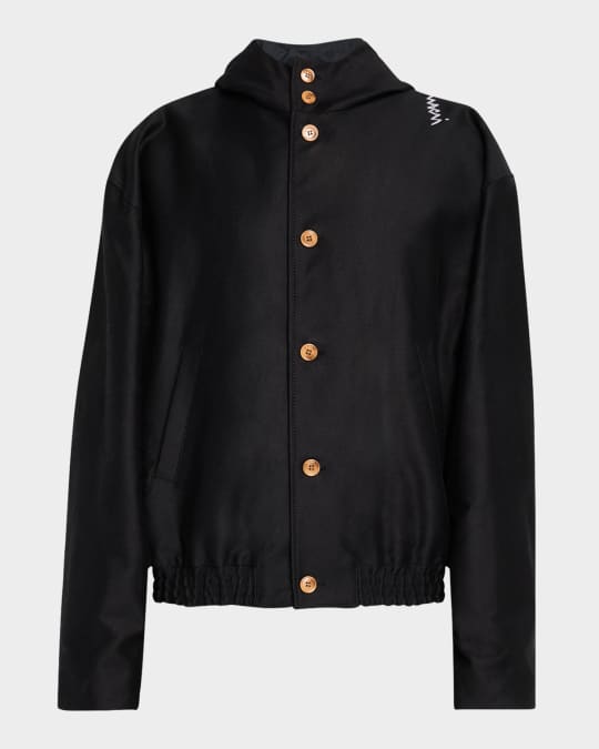 Men's Cotton Moleskin Hooded Jacket