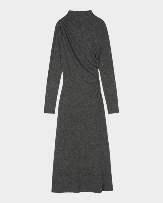 Rails Margaret Gathered Jersey Midi Dress | Neiman Marcus