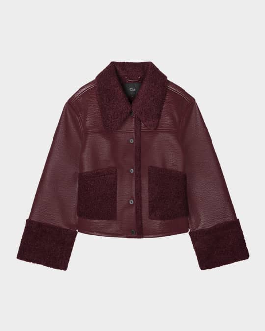 Dria Faux Leather Jacket 