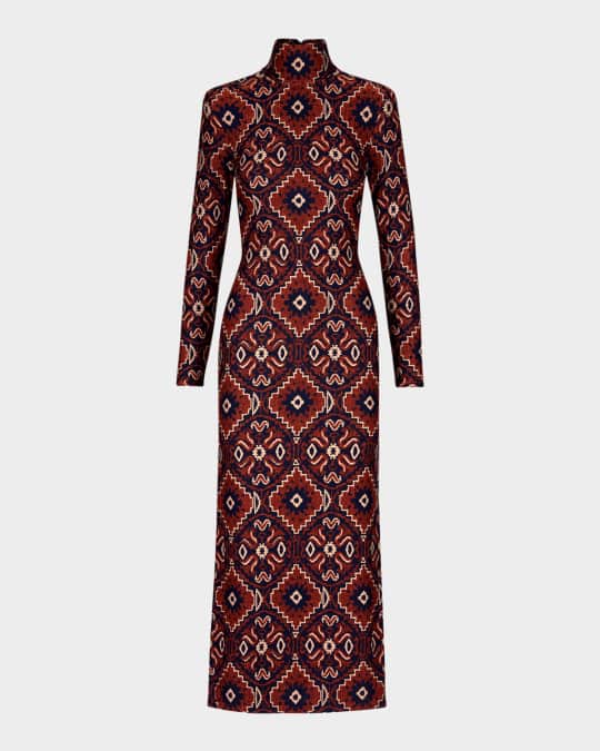 Medallion Side Slit Dress